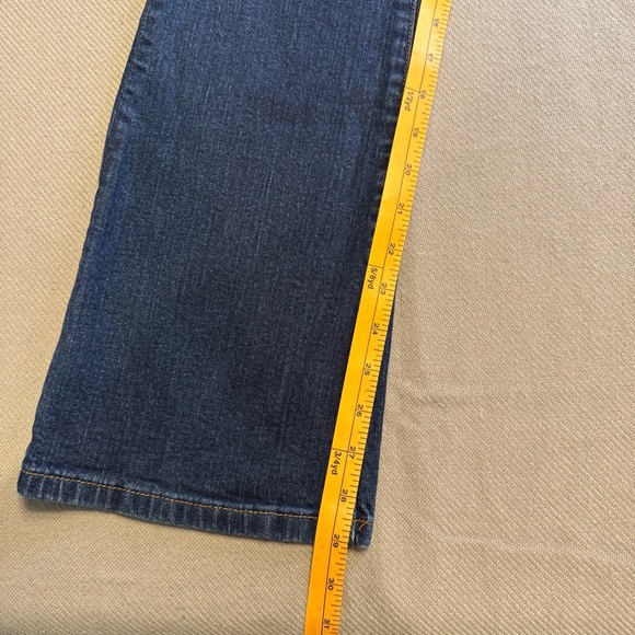 Lauren Jeans Co. Bootcut Stretch Jeans Blue Denim Logo Button Pockets Women Sz 4 - Picture 3 of 14